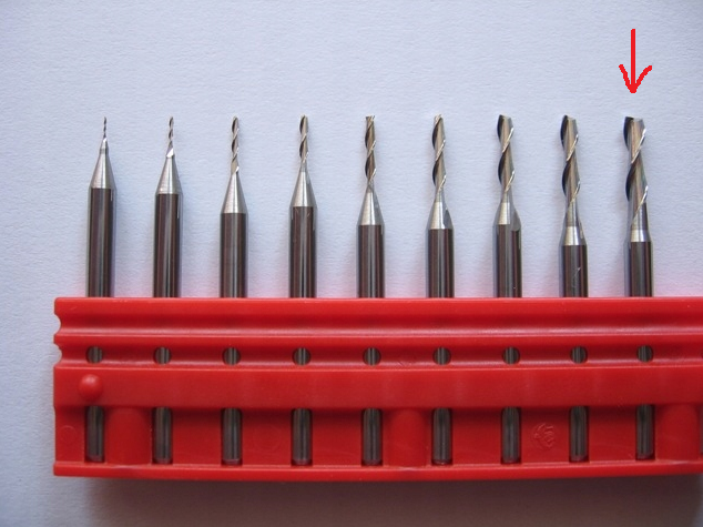 Frez 3,175mm mocowanie 3,175mm 10mm/38mm