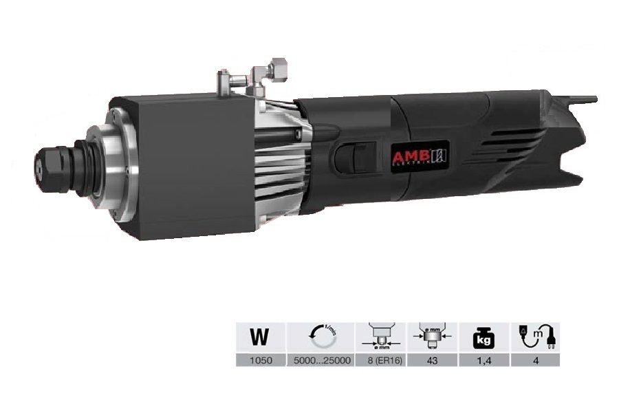 Silnik frezarski AMB 1050 FME-W z szybkowymiennym uchwytem narzędziowym 