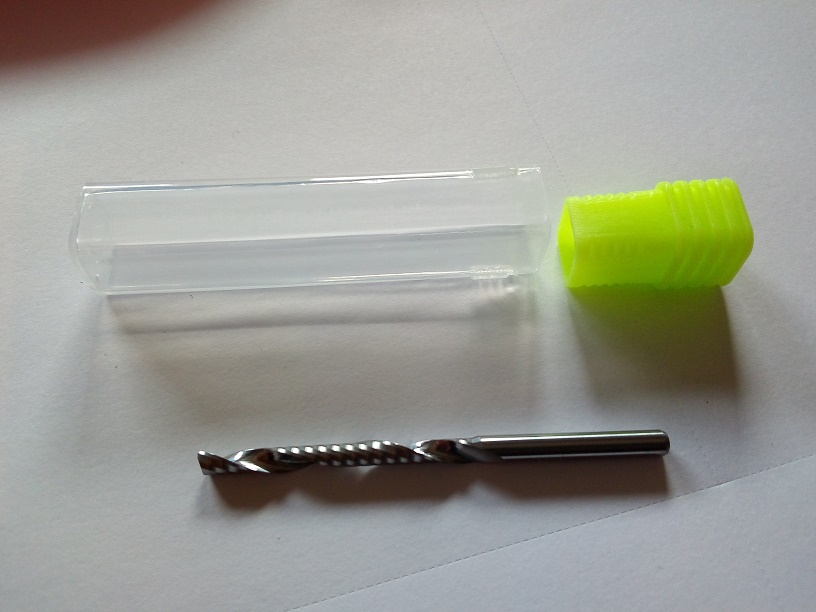 Frez do plexi 4mm mocowanie 4mm 12mm/43mm